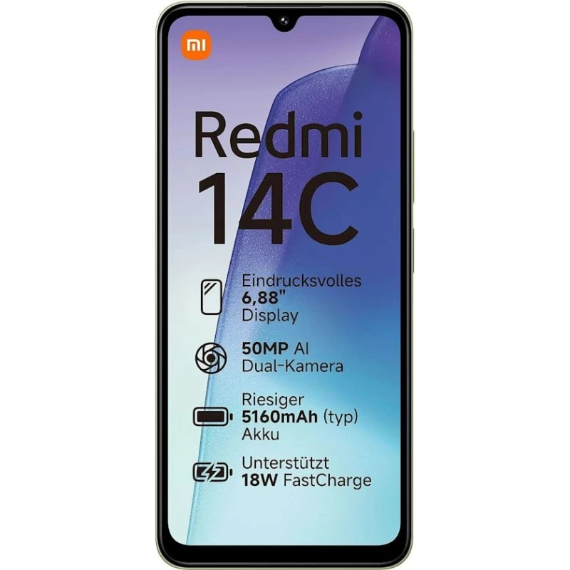 Смартфон Xiaomi Redmi 14C 4GB/128GB Sage Green