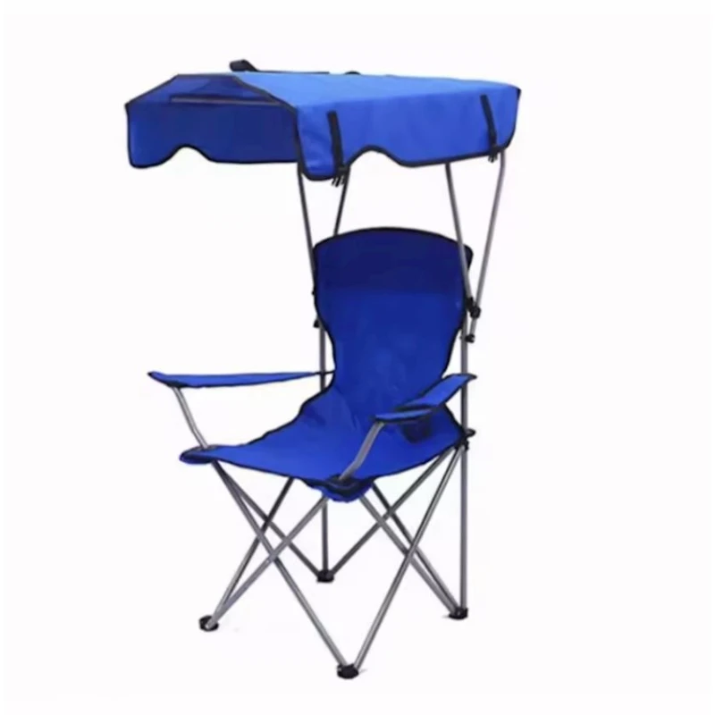 Kempinq üçün yığılan stul INM1084, 58x40x90 sm, mavi