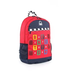 Məktəbli bel çantası Benetton 03766 rəngbərəng Məktəbli bel çantası Benetton 03766 rəngbərəng