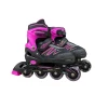 Роликовые коньки для детей 8902A, размер L, розовый/черный