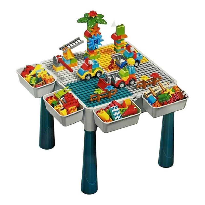 Детский игровой стол Blocks Table M6676, со стулом, 200 элементов, 3+ лет Детский игровой стол Blocks Table M6676, со стулом, 200 элементов, 3+ лет