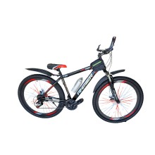 Dağ velosipedi Anmier ANM2604QRM, qara/qırmızı