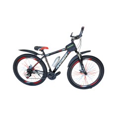 Dağ velosipedi Anmier ANM2604QRM, qara/qırmızı