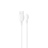 Кабель USB DUDAO L4L Lightning, 1 м, Белый