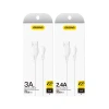 Кабель USB DUDAO L4L Lightning, 1 м, Белый
