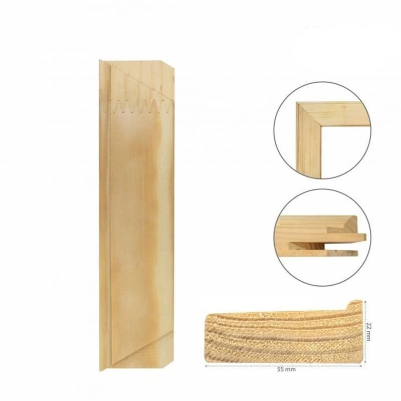 Модуль для подрамника Rosa №2, (22x55 мм), 115 см, коричневый