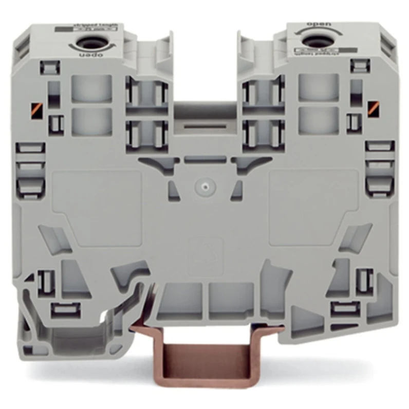 Проходная клеммная колодка WAGO 285-135, серая, 2-проводный, 35 мм²