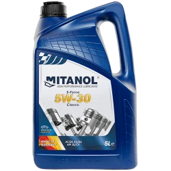 Моторное масло Mitanol S-Force 5W-30 classic 5 л Моторное масло Mitanol S-Force 5W-30 classic 5 л