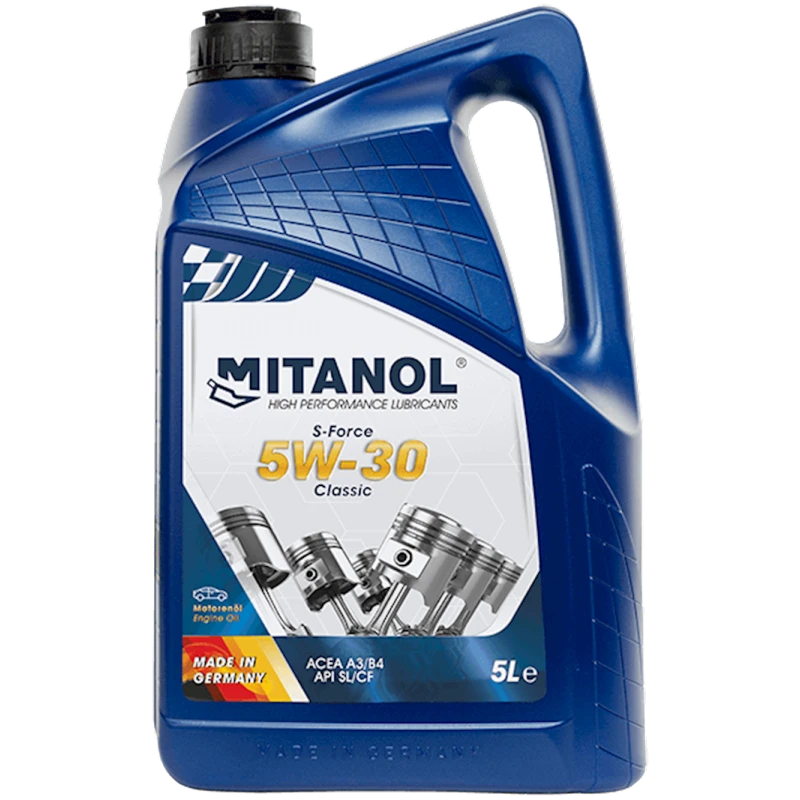 Motor yağı Mitanol S-Force 5W-30 classic 5 L Motor yağı Mitanol S-Force 5W-30 classic 5 L