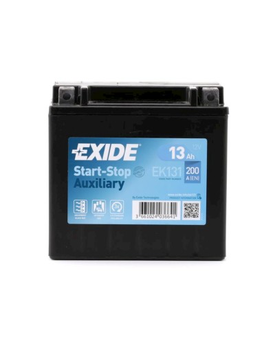 Avtomobil akkumulyatoru Exide Start-Stop EK131, 13Ah , 200A, 12V, L+