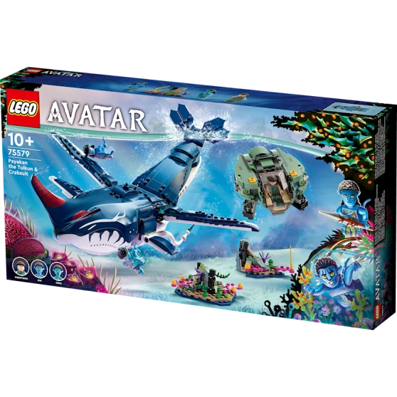 Конструктор LEGO Avatar Payakan the Tulkun & Crabsuit 75579, 10+ лет, 761 элементов