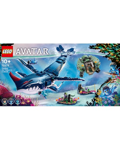 Konstruktor LEGO Avatar Payakan the Tulkun & Crabsuit 75579, 10+ yaş, 761 hissə