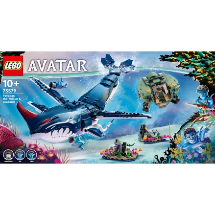 Конструктор LEGO Avatar Payakan the Tulkun & Crabsuit 75579, 10+ лет, 761 элементов