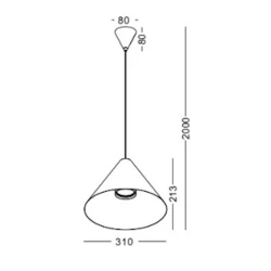 Подвесной светильник Lustore LSP228-BK Подвесной светильник Lustore LSP228-BK