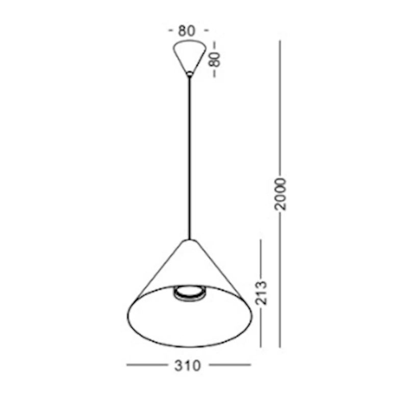 Подвесной светильник Lustore LSP228-BK