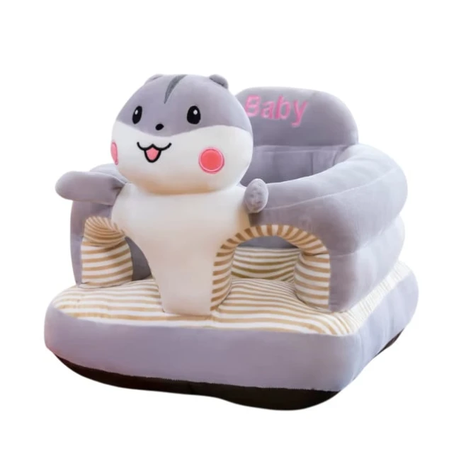 Детское кресло WS Beaver, серое, 45x45x45 см Детское кресло WS Beaver, серое, 45x45x45 см