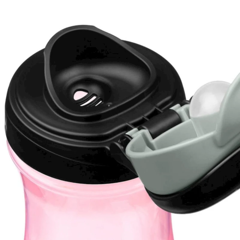 Поильник Chicco, 350 мл, 2+ лет, розовый