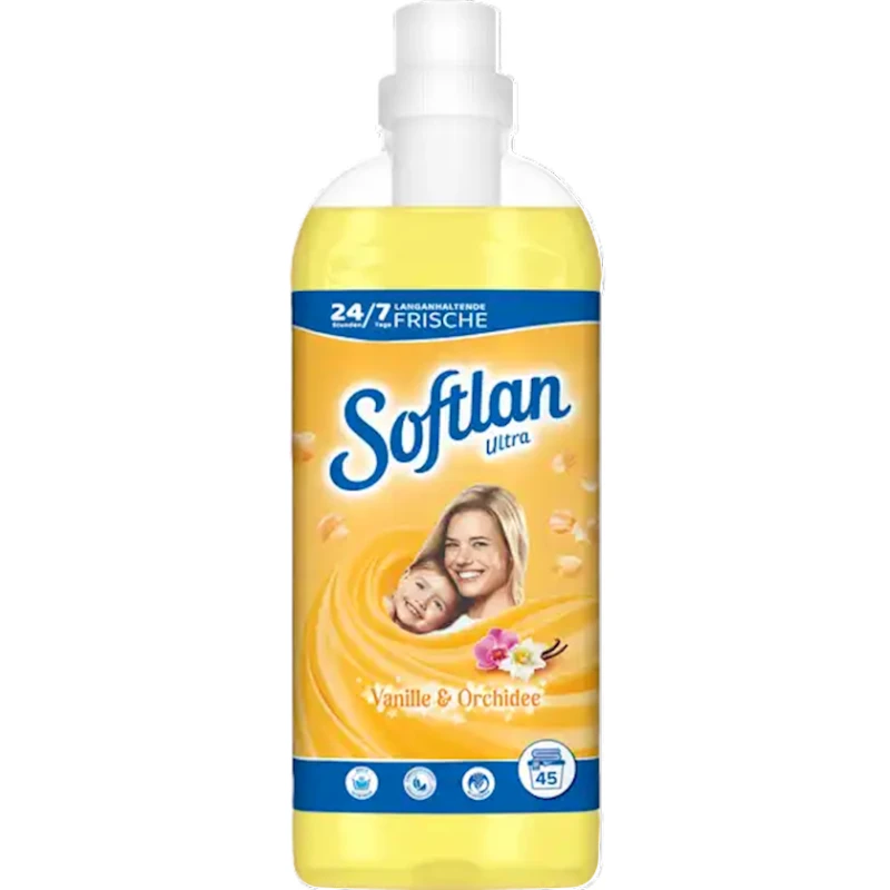 Кондиционер для белья Softlan Ultra Vanille & Orchidee, 1 л, 45 стирок