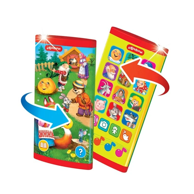İnkişaf etdirən oyuncaq Азбукварик 5696 Сказки для малышей, 3+ yaş