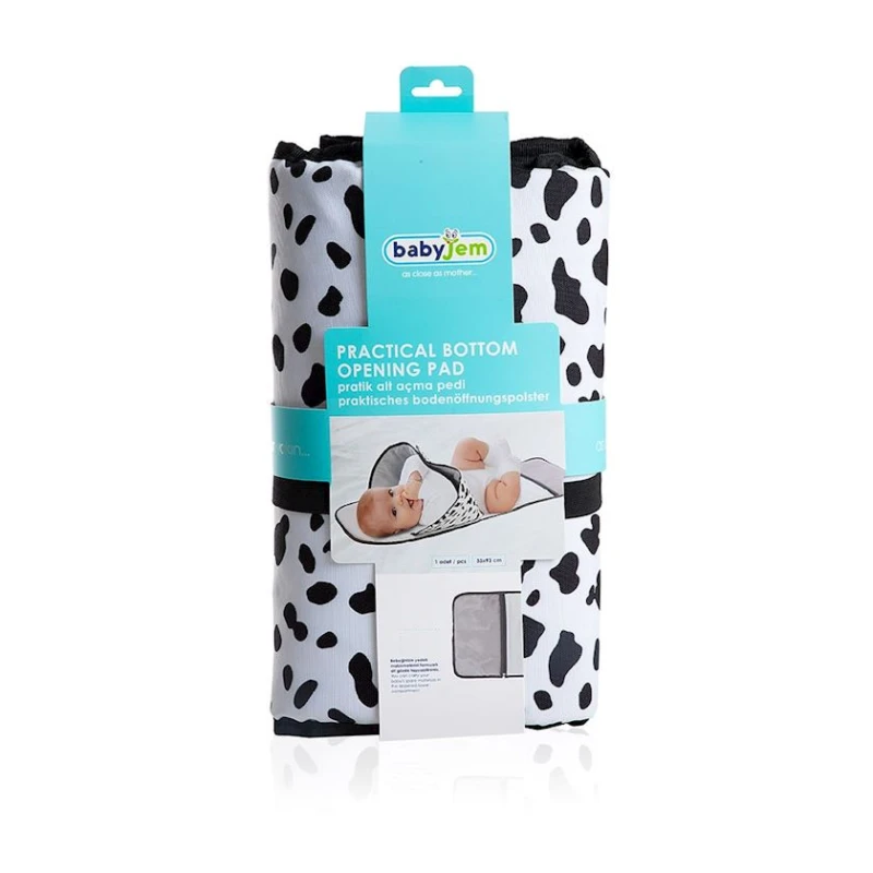 Плед Babyjem, белый/черный