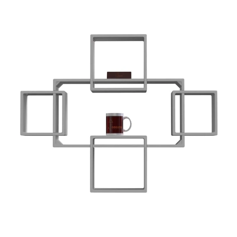 Divar rəfi Art Mebel 240, laminat, 110х110х15 sm