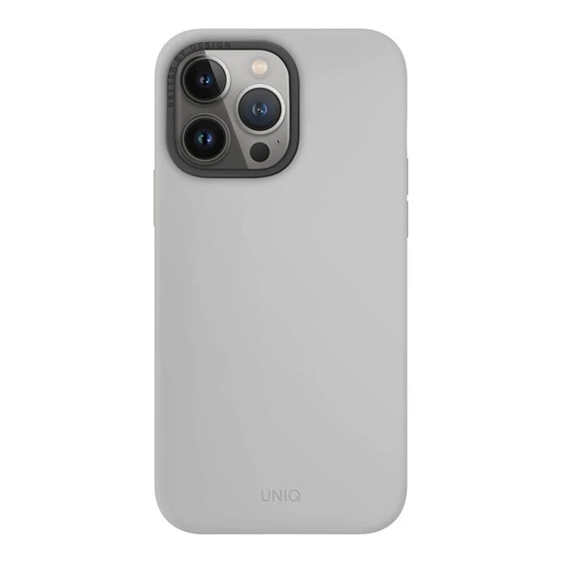 Чехол Uniq LINO для iPhone 15 Pro Chalk Grey Чехол Uniq LINO для iPhone 15 Pro Chalk Grey