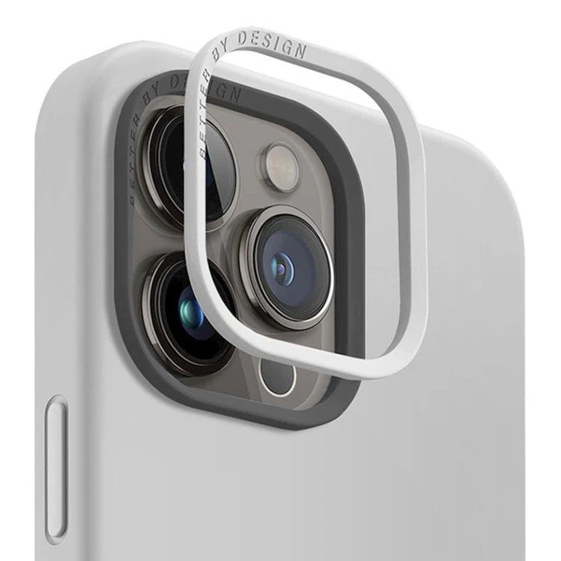 Чехол Uniq LINO для iPhone 15 Pro Chalk Grey Чехол Uniq LINO для iPhone 15 Pro Chalk Grey