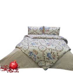 Комплект постельного белья Narlı 000993, пододеяльник 160x220 см, простыня 160x240 см, наволочка 50x70 см, полутораспальный, разноцветный