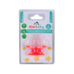 Соска-пустышка Star Baby ортодонтическая с колпачком, 18 месяцев, товар в ассортименте Соска-пустышка Star Baby ортодонтическая с колпачком, 18 месяцев, товар в ассортименте