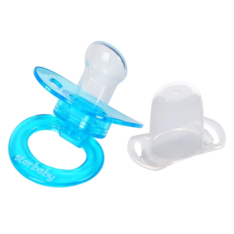Соска-пустышка Star Baby ортодонтическая с колпачком, 18 месяцев, товар в ассортименте