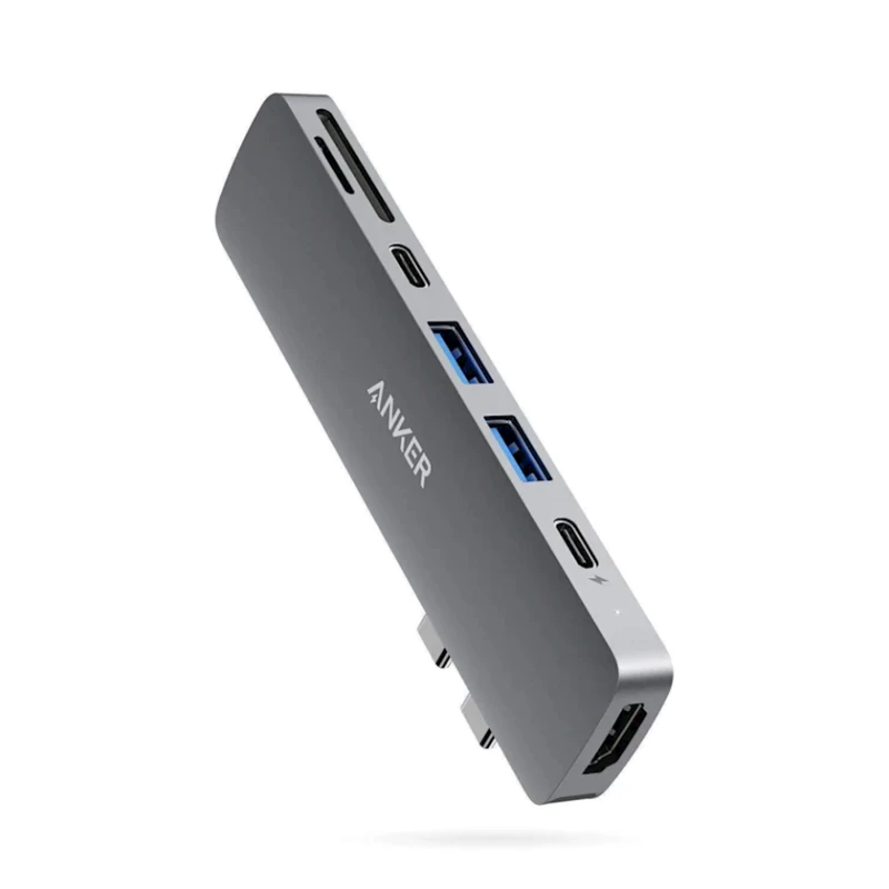 USB HUB Anker 7-in-2 USB-C Hub, Gray USB HUB Anker 7-in-2 USB-C Hub, Gray