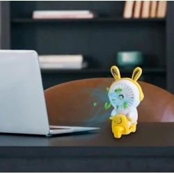 Mini-ventilyator Cute Bunny, sarı
