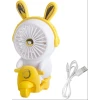 Mini-ventilyator Cute Bunny, sarı