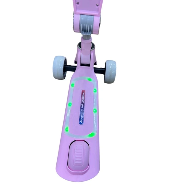 Uşaq samokatı 5237_588-1P, oturacaqlı, bluetooth-la, çəhrayı