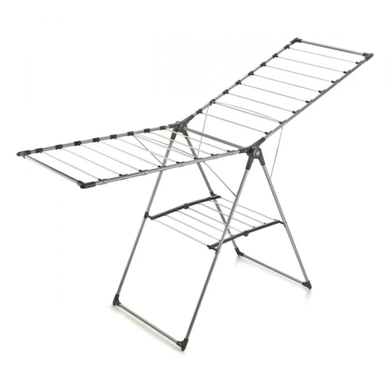 Сушилка для белья Perilla Mega, алюминий, серая/черная, 17.5 м Сушилка для белья Perilla Mega, алюминий, серая/черная, 17.5 м