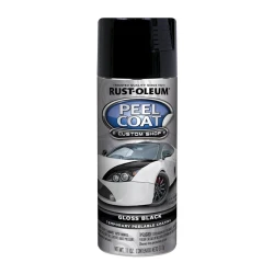 Краска Rust-Oleum Peel Coat, черный глянец, 312 г