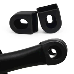 Sürgü qolu üçün qoruyucu rezin Riderace, qara