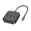 USB HUB Hoco HB37 6 in 1 Black