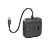 USB HUB Hoco HB37 6 in 1 Black