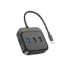 USB HUB Hoco HB37 6 in 1 Black