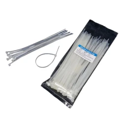 Набор хомутов, пластик, 200x4 мм