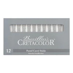 Набор пастели Cretacolor Pastel Carre, сухой, серебро, 12шт