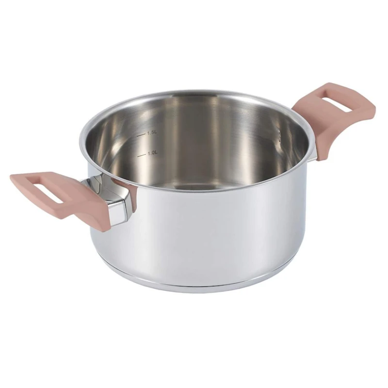 Кастрюля Werner Eletto, 18 см, 2.4 л, нержавеющая сталь, серебристая