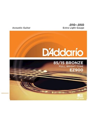 Akustik gitara üçün simlər dəsti D’Addario 010-050 EZ900