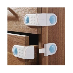 Замок универсальный, 7.5x3.5 см, пластик, синий Замок универсальный, 7.5x3.5 см, пластик, синий