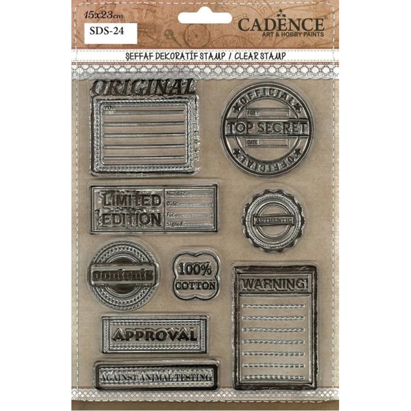 Декоративный штамп Cadence Clear Stamp 24