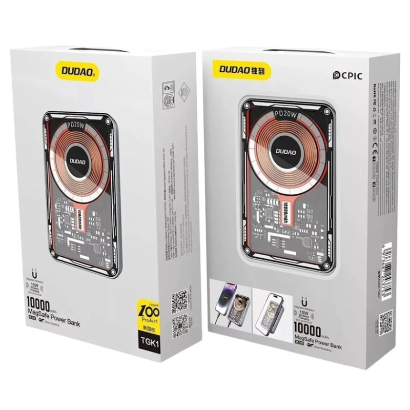 Xarici akkumulyator DUDAO TGK1 10000 mAh Black Xarici akkumulyator DUDAO TGK1 10000 mAh Black