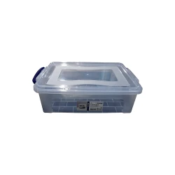 Контейнер Dunya Plastik, 6 л, прямоугольный, пластик, прозрачный