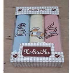 Кухонное полотенце MM Tekstil MM-108, 25x40 см, 3 шт