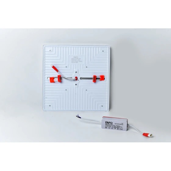 LED panel FAFO 36W, kvadrat, ağ LED panel FAFO 36W, kvadrat, ağ